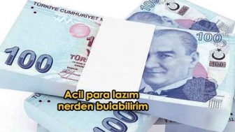Acil Para Lazım Nasıl Bulabilirim