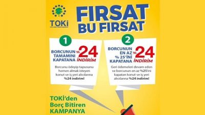 Toki Borcunu Kapatmak İçin Düşük Faizli Kredi İmkanı