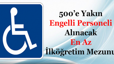 Sağlık Bakanlığı Engelli Personel Alımı 2018