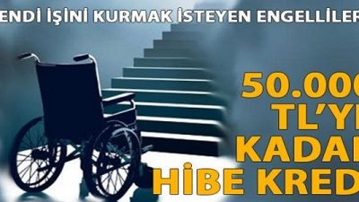 Engellilere İŞKUR Hibe Destekleri