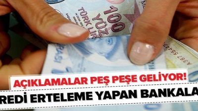 Corona Nedeniyle Banka Kredileri Nasıl Ertelenir