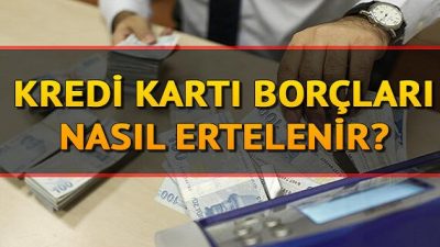 Koronavirüs Nedeniyle Kredi Kartı Borcu Erteleme